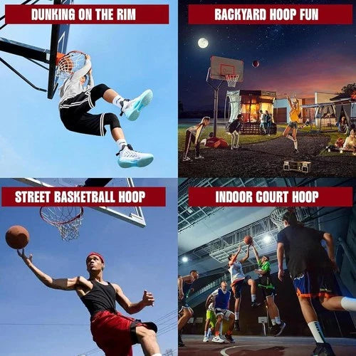 Heavy-Duty Netball Net Durable Steel Rim with Weather-Resistant Nylon