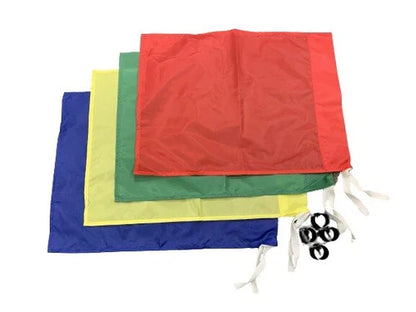 Football Training Corner Flags (Pack of 4) Corner Flag with Tie Cord