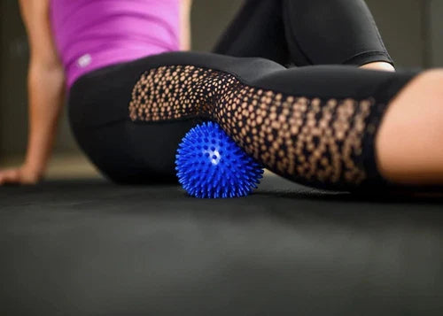 Yoga Spiky Massage Ball 9cm Gym Balls Pain Relief Stress Trigger Point Massager
