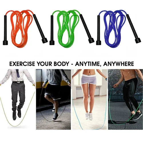 6x Skipping Rope Jumping Speed Fitness Boxing Exercise Adult Kids Jump Workout