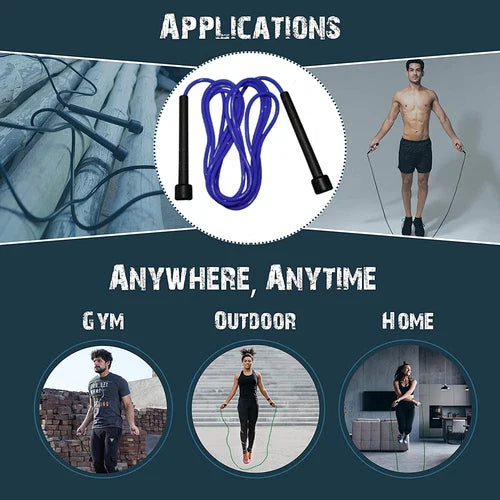 6x Skipping Rope Jumping Speed Fitness Boxing Exercise Adult Kids Jump Workout