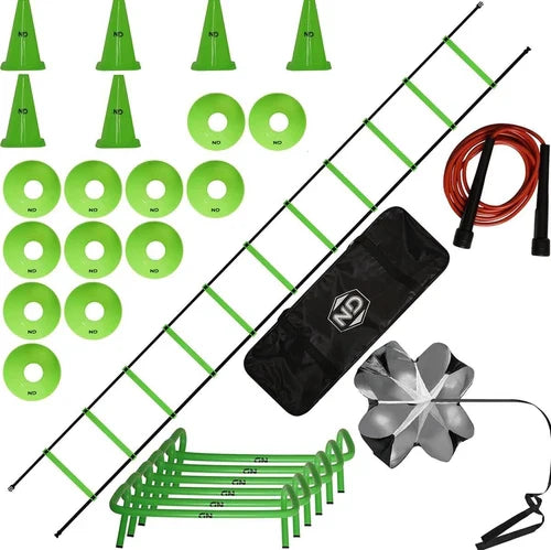 ND Fitness Speed Training Equipment Exercise Hurdles Agility Ladder Football