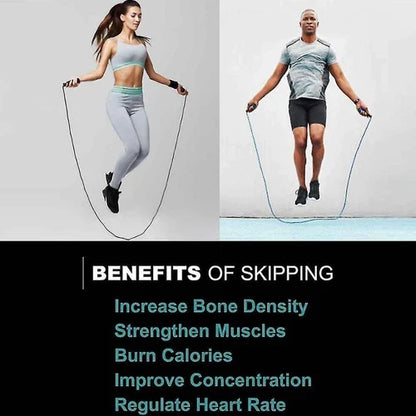 Skipping Rope Adult 10 foot Long Nylon Plastic Handles Gym Fitness Training