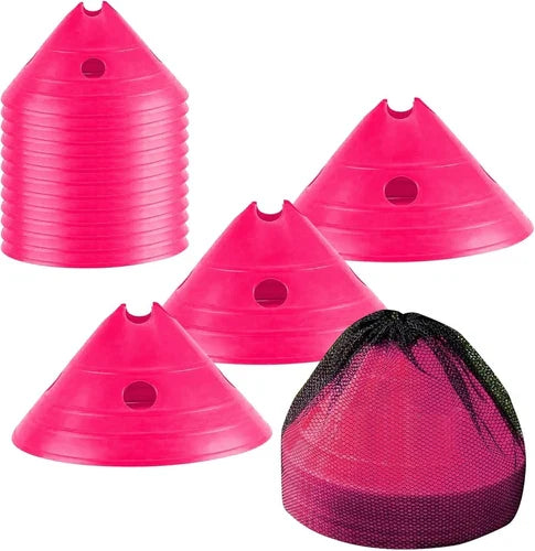 ND Sports Jumbo Mega Cones, Set of 20 - Ideal for Agility, Football Training