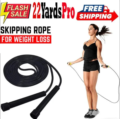 Skipping Rope Adult 10 foot Long Nylon Plastic Handles Gym Fitness Training