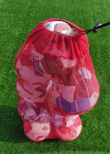 Mesh Ball Carry Bag Sack Net Training 20 Football Volleyball Basketball Soccer
